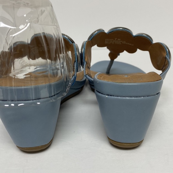 ND New Direction Womens sandals size 7 M Blue - Picture 5 of 7